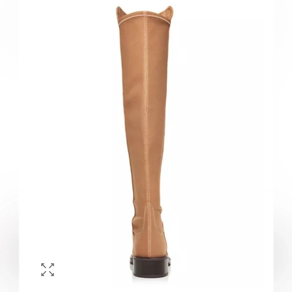 Stuart Weitzman Women's 5050 Bold Over The Knee Boots in KHAKI suede 9.5 NEW